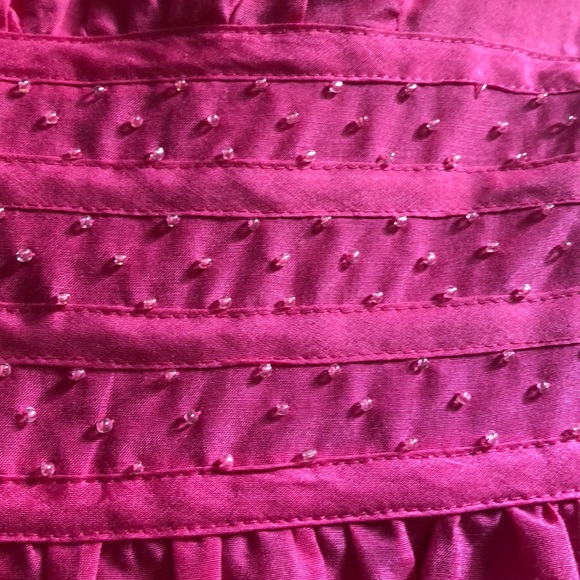 Silk Blend Beaded Strapless Lilly Pulitzer Dress - Picture 3 of 5